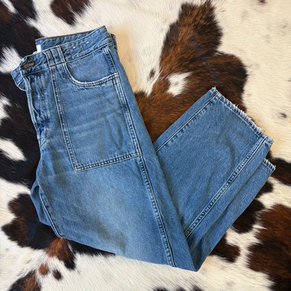 Madewell The Darted Barrel-Leg Jeans – Size 27 (Danver Wash) - Picture 9 of 10